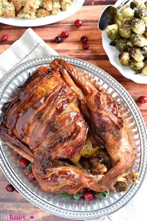 amazing-maple-glazed-turkey-with-bacon image