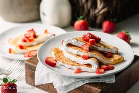 coconut-flour-crepes-with-strawberries-low-carb-keto image