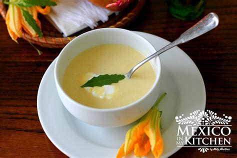 squash-blossom-and-squash-soup-mexico-in-my-kitchen image