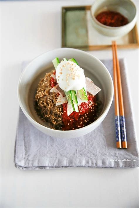 bibim-naengmyeon-korean-spicy-cold-noodles image