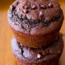 skinny-double-chocolate-chip-muffins-sallys-baking image
