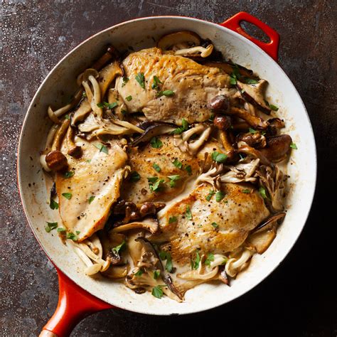 creamy-chicken-mushrooms-recipe-eatingwell image