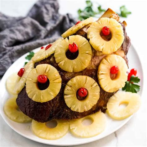 pineapple-baked-ham-juicy-and-not-dry-joyous-apron image