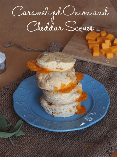 caramelized-onion-and-cheddar-scones-mom-makes image