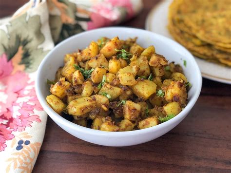 sukhi-aloo-sabzi-recipe-spiced-potato-stir-fry image