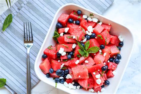 watermelon-mint-salad-recipe-good-food-baddie image