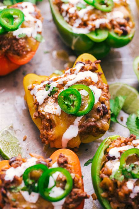 mexican-stuffed-peppers-the-food-cafe image