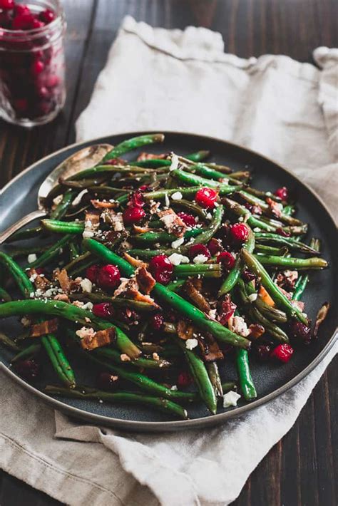 green-beans-with-cranberries-bacon-and-goat-cheese image