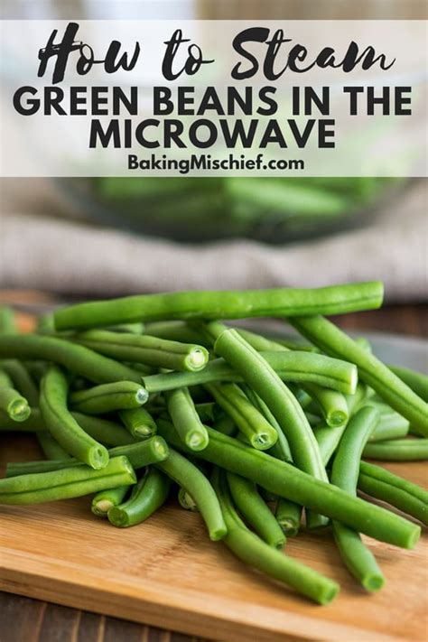 how-to-steam-green-beans-in-the-microwave-baking image