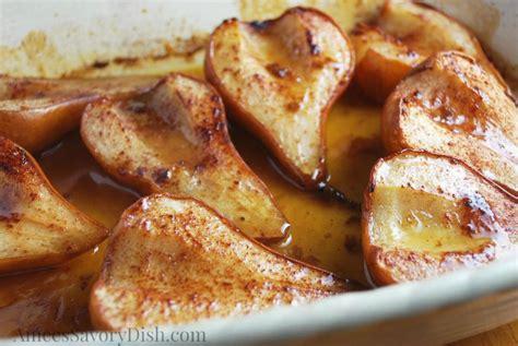 mouthwatering-roasted-maple-pears-amees-savory image