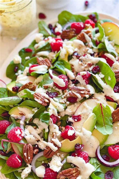 raspberry-spinach-and-beet-salad-the-yummy-bowl image