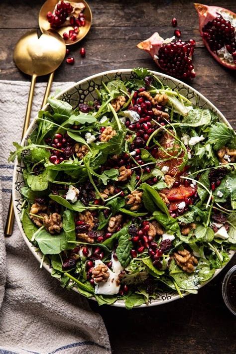 winter-pomegranate-salad-with-maple-candied-walnuts image