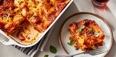 three-cheese-lasagna-with-roasted-red-peppers-and image