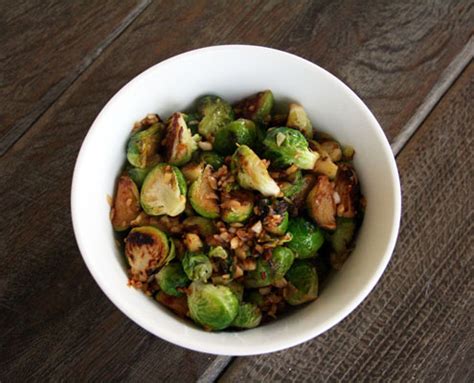 garlic-ginger-brussel-sprouts-honest-cooking image