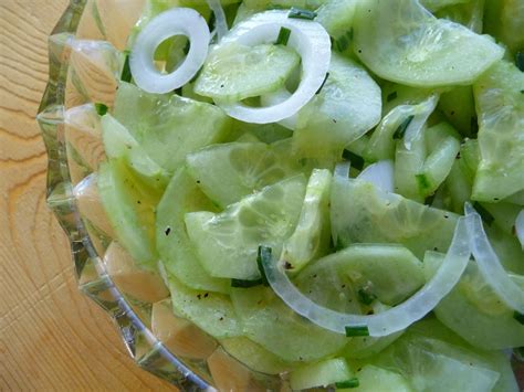 easy-simply-simple-cucumber-slices-in-vinegar image