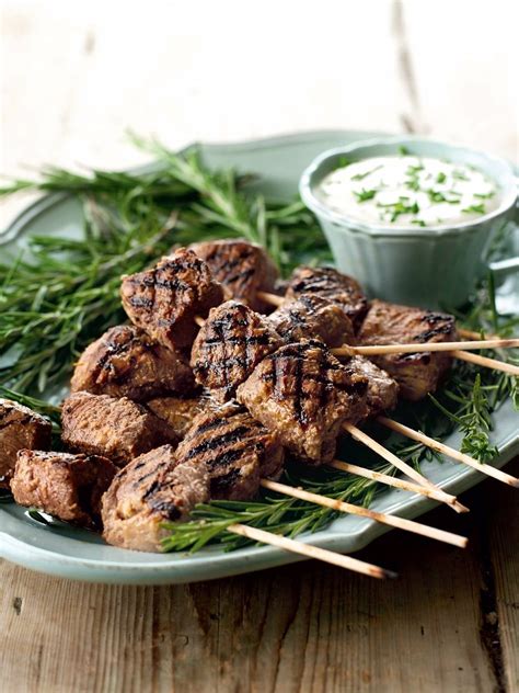 beef-skewers-with-horseradish-dip-recipe-delicious image
