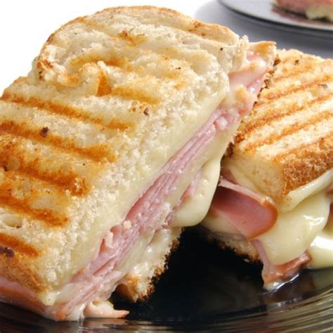 perfect-ham-and-swiss-panini-allfoodrecipes image