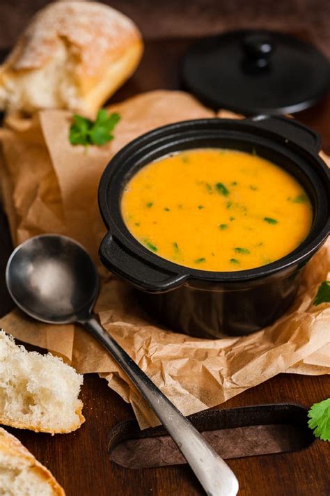 pumpkin-sweet-potato-leek-and-coconut-milk-soup image