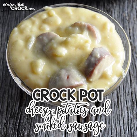 crock-pot-cheesy-potatoes-and-smoked-sausage image