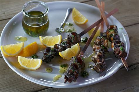 moroccan-grilled-chicken-kebabs-with-charmoula image