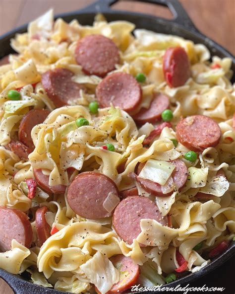 sausage-and-cabbage-with-noodles-the-southern image