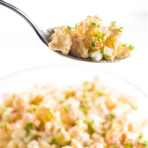 cauliflower-potato-salad-recipe-low-carb-paleo image
