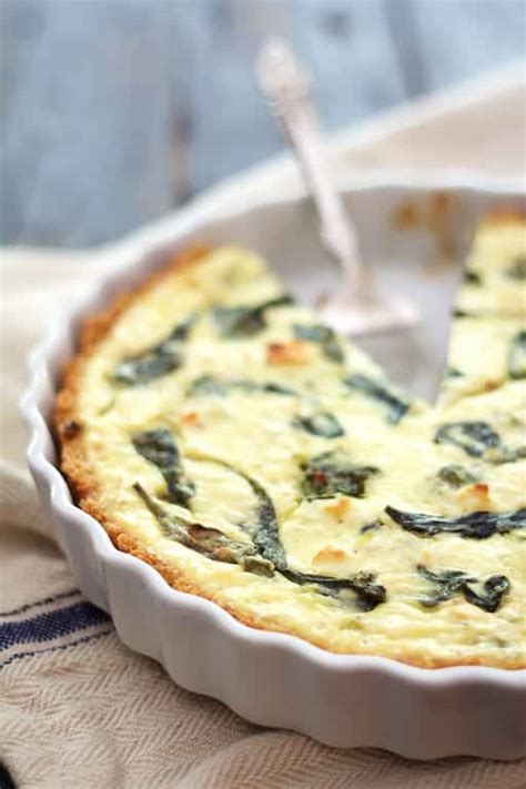 spinach-feta-quiche-with-quinoa-crust-from-a-chefs-kitchen image