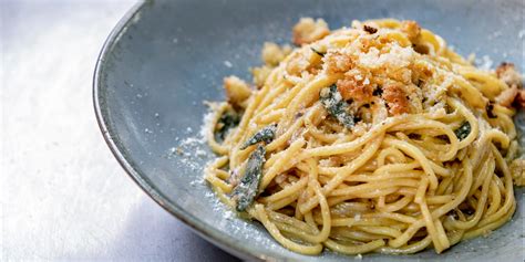 spaghetti-with-lemon-anchovy-sage-and-pangrattato image