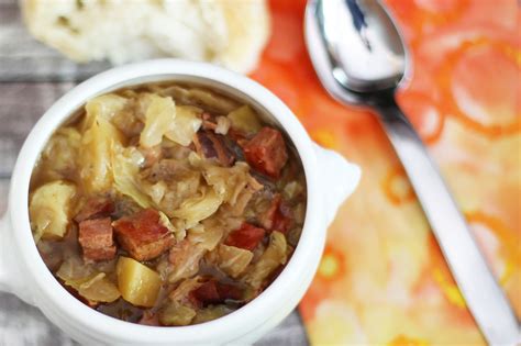 slow-cooker-polish-sausage-and-cabbage-soup image