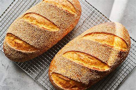 pane-siciliano-semolina-and-sesame-sourdough-bread image