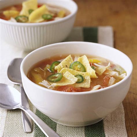slow-cooker-chicken-tortilla-soup-recipe-eatingwell image