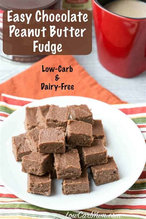 easy-chocolate-peanut-butter-fudge-recipe-low-carb-yum image