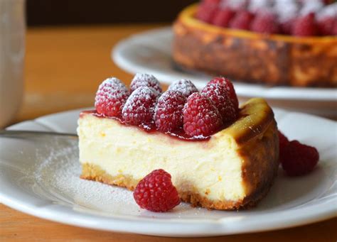 ricotta-cheesecake-with-fresh-raspberries-once image