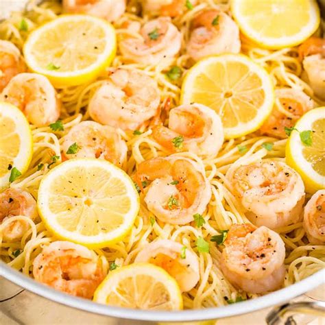15-minute-lemon-shrimp-pasta-averie-cooks image