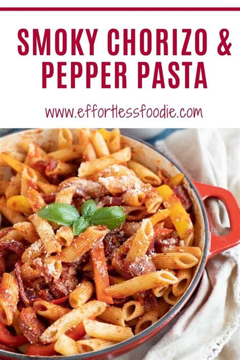 easy-chorizo-and-pepper-pasta-effortless-foodie image