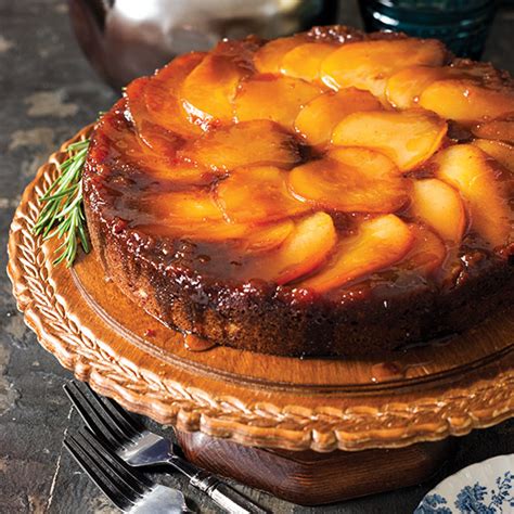 rosemary-pear-upside-down-cake-paula-deen image