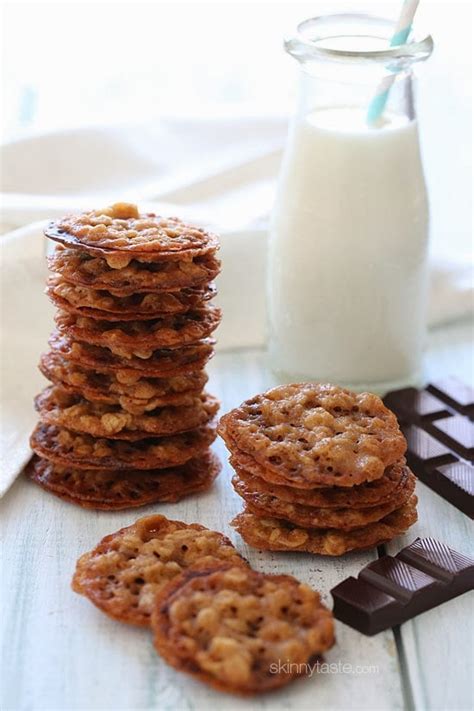 dark-chocolate-oatmeal-lace-cookies-skinnytaste image