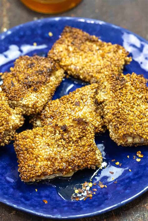 fried-feta-with-honey-and-sesame-the-mediterranean-dish image