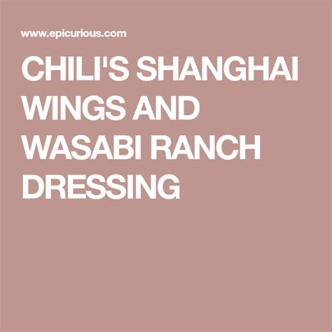 chilis-shanghai-wings-and-wasabi-ranch-dressing image