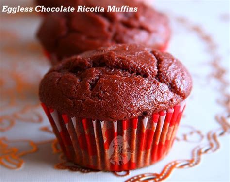 eggless-chocolate-ricotta-muffins-eggless-cooking image