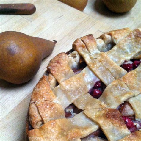 best-pear-cranberry-pie-recipe-how-to-make-lattice image