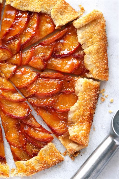 a-summer-peach-galette-recipe-fork-knife-swoon image