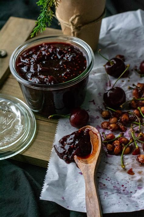 sweet-savory-cherry-chutney-what-the-forks-for-dinner image