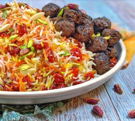 albaloo-polo-sour-cherry-rice-with-meatballs-the image