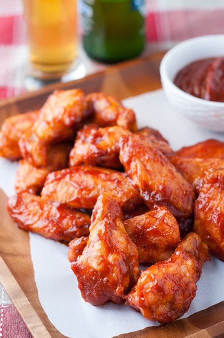 oven-roasted-chicken-wings-with-bbq-sauce-photos-food image