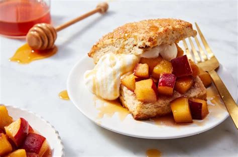 spiced-peach-shortcakes-recipe-king-arthur-baking image