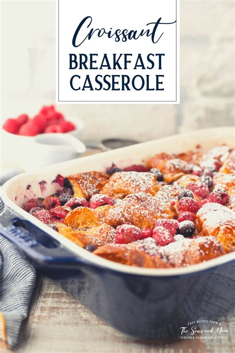 croissant-breakfast-casserole-with-berries-the image