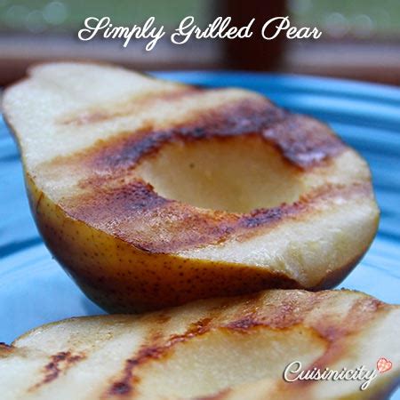 simply-grilled-pear-cuisinicity image