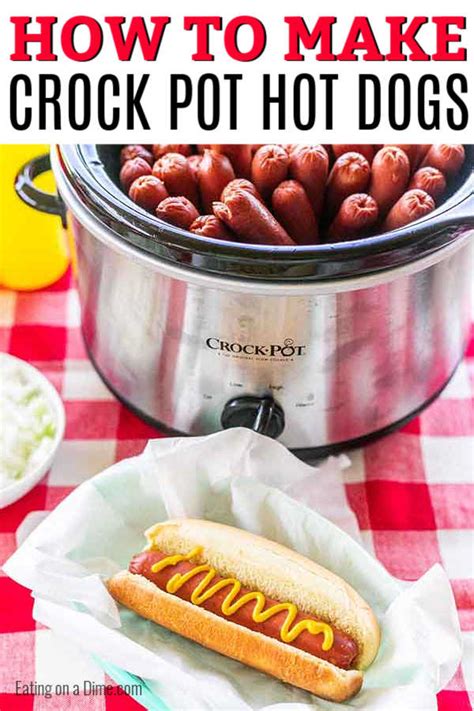 how-to-cook-hot-dogs-in-crock-pot-easy-slow-cooker image