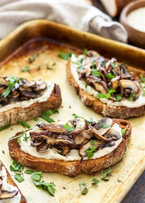 lemon-rosemary-white-bean-toasts-with-mushrooms image
